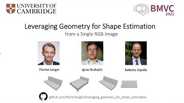 [BMVC 2021] Leveraging Geometry for Shape Estimation from a Single RGB Image