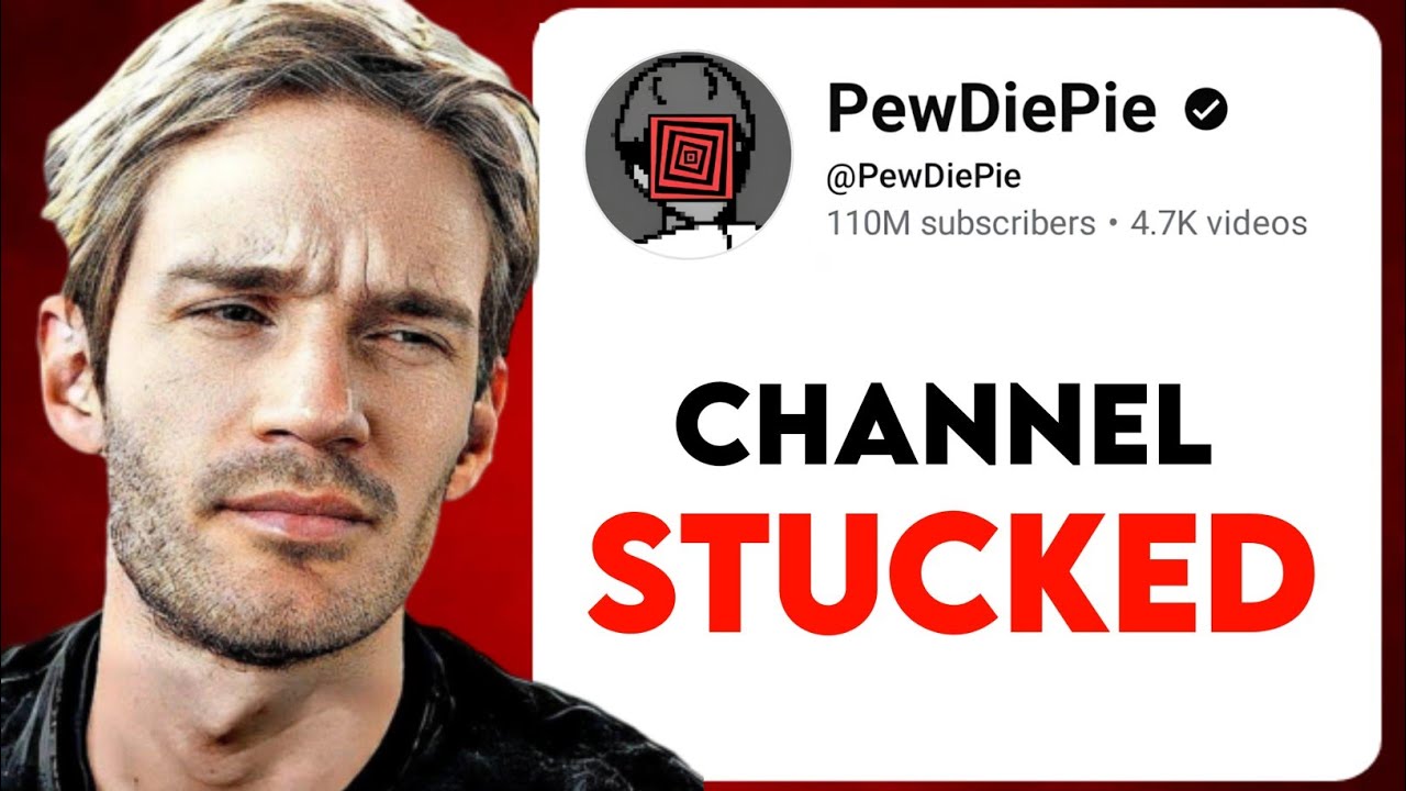Why PewDiePie Channel Stuck At 110 Million Subscribers?😥 YouTube