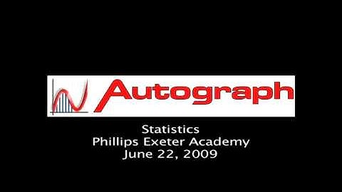 Autograph & Statistics