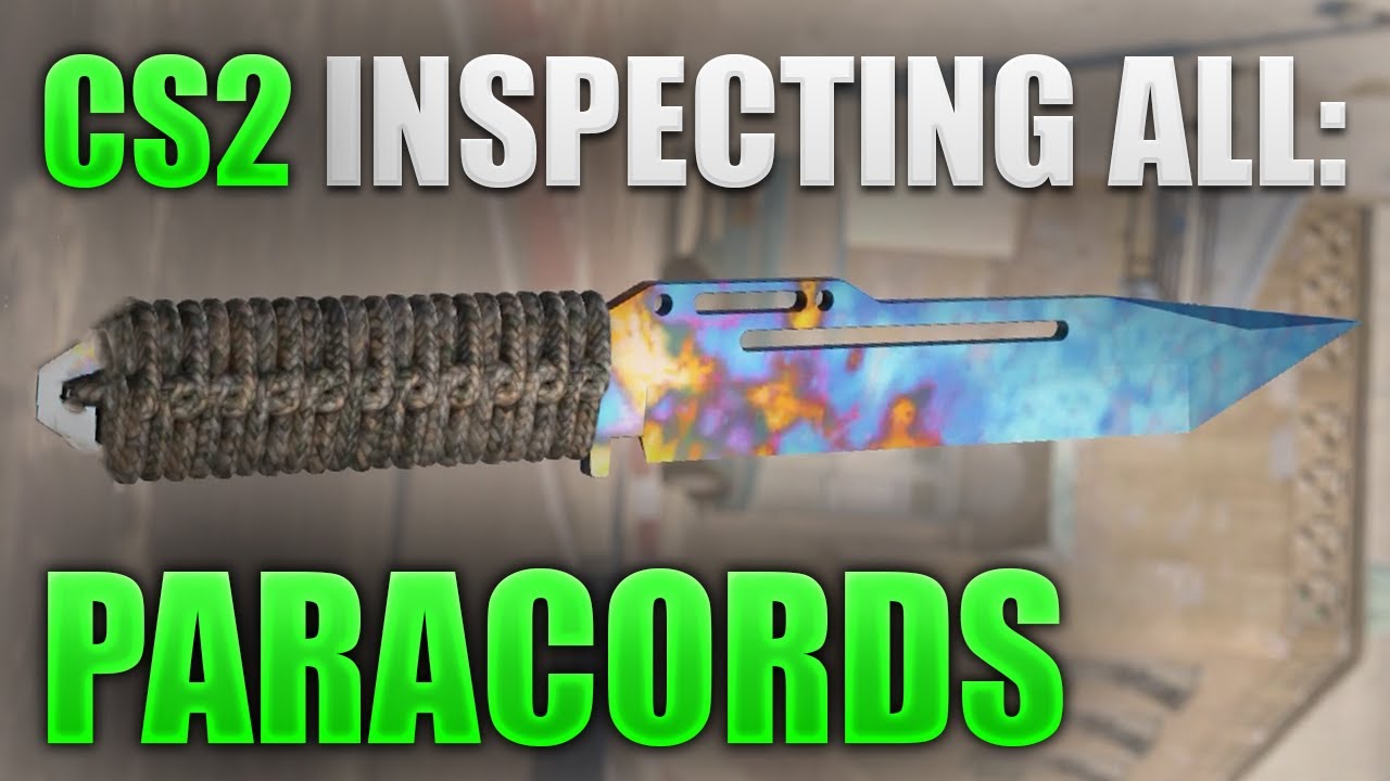 Inspecting All PARACORD KNIFE Skins In Counter Strike 2 ( UP TO DATE