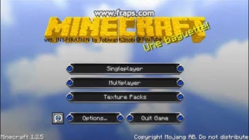 How to install a texture packs for Minecraft 1.2.5