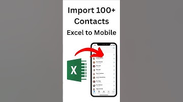 Import 100+ Contacts from Excel to Mobile
