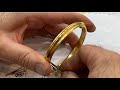 I MAKE A 150g GOLD SIKH INDIAN KADA BANGLE! Indian Jewelry | Jewelry Making | How it's Made | 4K Vid