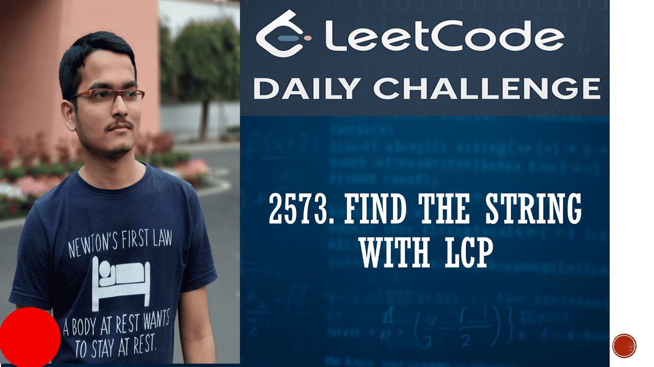 Leetcode 2573. Find the String with LCP | Daily Challenge - YouTube