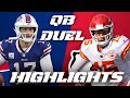 Best Passes From Generational QB Duel Patrick Mahomes vs. Josh Allen | Divisional Round