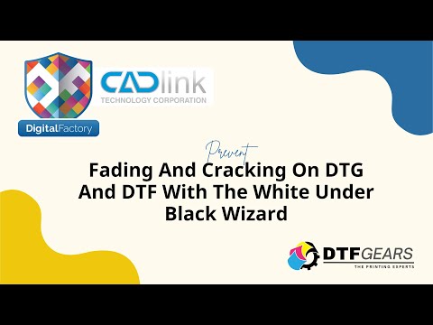 Prevent Fading And Cracking On DTG And DTF With The White Under Black Wizard DTF Gears