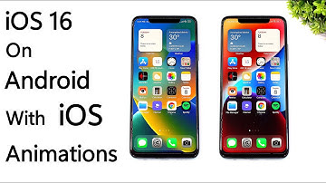 iOS 16 On Android With iOS Animations | Convert Your Android To iOS 16 | Complete Setup