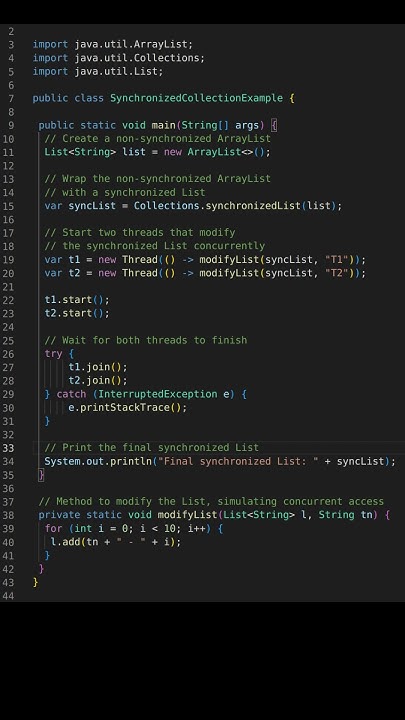 Java Thread Safety: How to Use Synchronized Collections Effectively ...