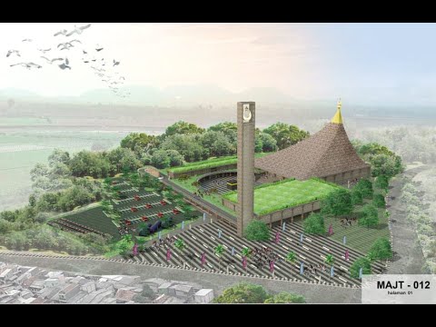Tim Bandung Menangi Desain  Masjid  Agung Jawa  Tengah 