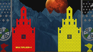 Castle Destruction Marble Race with Density Roulette ☆ The War Day #81-83