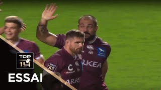 Top 14 - Essai Lekso Kaulashvili Ubb - Bordeaux-Bègles - Paris - J4 - Saison 20192020