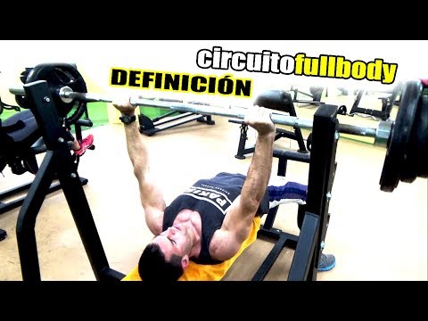 RUTINA FULL BODY PARA PERDER GRASA Y DEFINIR MÚSCULO | CIRCUITO FULL BODY DEFINICIÓN GYM