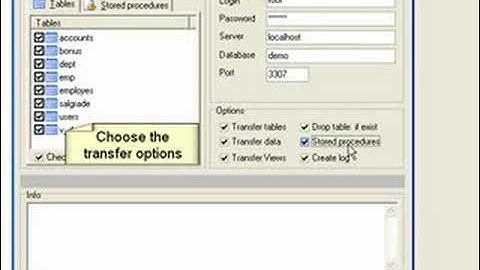 How to transfer data throught two MySQL database servers