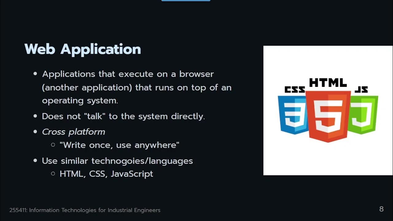 IT for IE - 2566-1: Introduction and HTML - YouTube