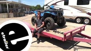etrailer | A Closer Look at the Erickson Ratchet Tie-Down Strap w/ Double J-Hooks and Floating Rings