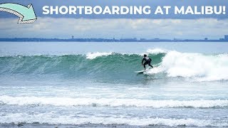 Malibu is a dusty getaway from the crowded city of la in california
and it's actually bit gem wave for shortboard. moving up point to
second and...