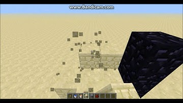 Minecraft - How to Make a Nether Portal With 1 Lava Bucket, 14 Redstone, and Water