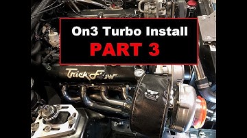 FOXBODY On3 Turbo Install - PART 3 - Final Hotside Install - Ceramic Coat
