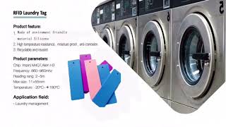 UHF RFID Silicone Laundry Tag Used for Laundry Management
