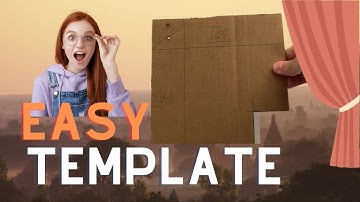 Easy Drapery Template - No Wall Measuring!