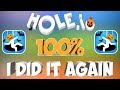 Hole.io Gameplay | I Did It Again 100% Solo Run