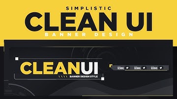 PS Tutorial: Clean UI Styled Banner Design