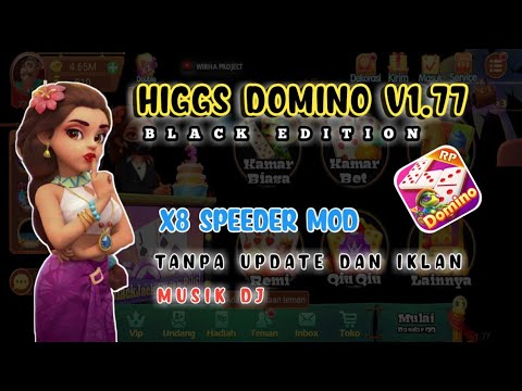 Domino Rp v1.77 Tema Black Edition Lengkap x8 speeder tanpa iklan | Musik Dj