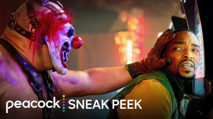 The first trailer for Peacock's Twisted Metal has cars, guns, and a creepy  clown - The Verge