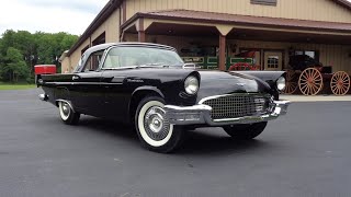 Supercharged 1957 Ford Thunderbird T Bird F Code engine & Ride on My Car Story with Lou Costabile