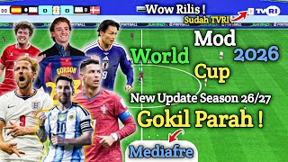 AKHIRNYA ! EFOOTBALL PES 2026 PPSSPP MOD WORLD CUP 2026 NEW UPDATE SEASON 26/27 LATEST HD