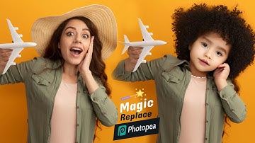 Photopea New Update Magic Replace | AI Photo Generative fill | Artificial intelligence (Ai) editing