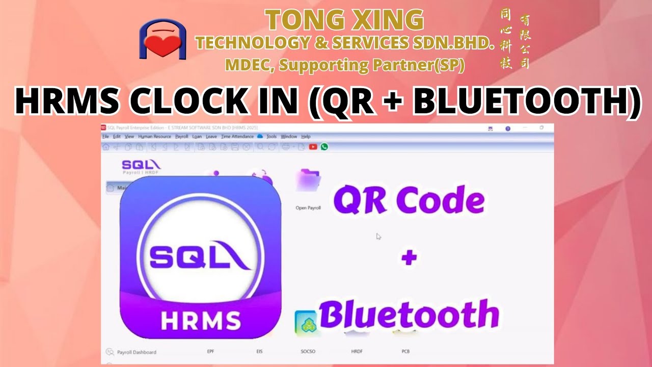 Hrms Qr Code Module HRMS CLOCK IN (QR + BLUETOOTH) - YouTube
