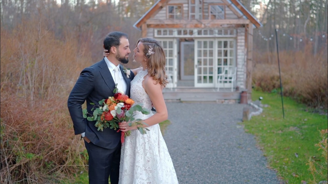 A November Wedding at Owl’s Hoot Barn | Chace + Gianmarco