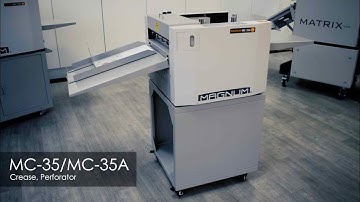 How to automate crease and perforation using the Magnum MC-35/MC-35A