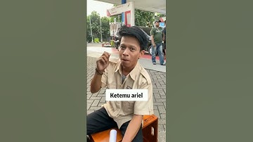 Ariel Noah Kw Nongkrong Di SPBU, Mirip Banget