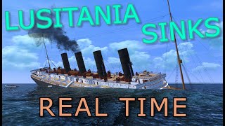 Lusitania Real Time Sinking Animation