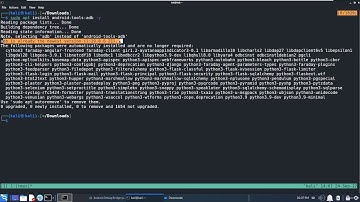 Install adb in Linux - Android Hacking Full Coures