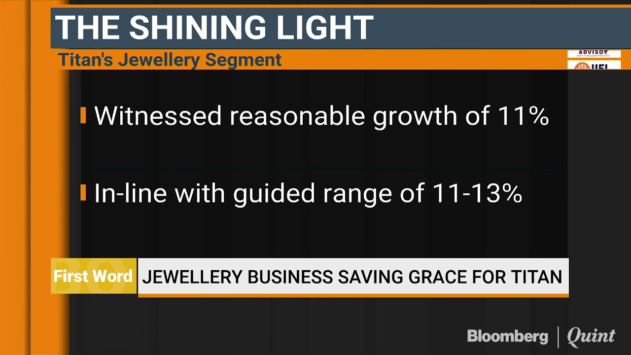 Jewellery Business Saving Grace For Titan