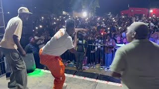 Aymos, Canicee and Oga performing Xigubu 2.0