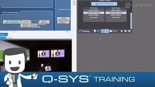 Q-SYS Training | Control and UCI ADVANCED - K8 - Video Routing Automation