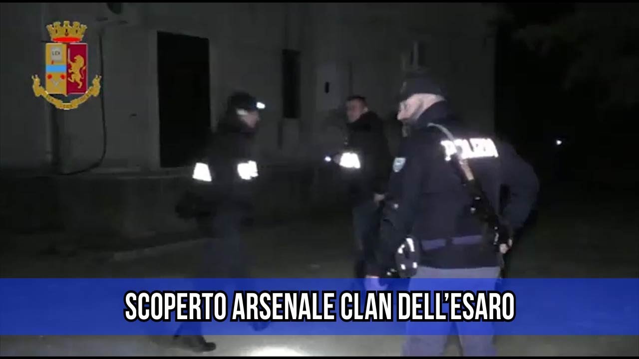 SCOPERTO ARSENALE CLAN DELL'ESARO | IL VIDEO