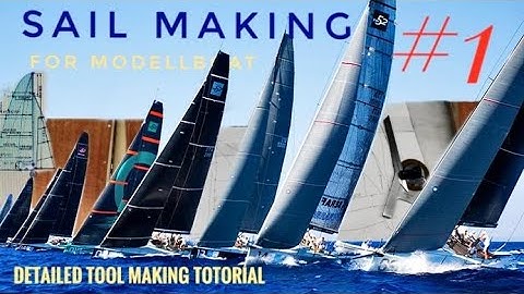 RC Sailboat Sailmaking Jig and