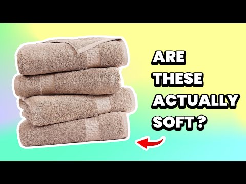 Video thumbnail: Lane Linen 100% Cotton Bath Sheets Review: Soft, Absorbent, and Extra Large