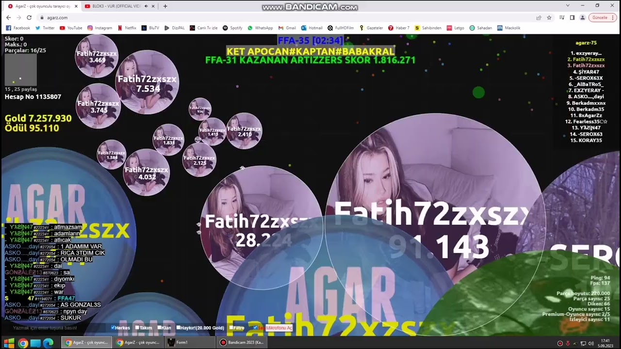 SADECE GOLD BASMAK ?!? (VS-CFFA VE GALİBİYETLER) #AgarZ FATİH72 #Part10