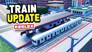 NEW TRAIN UPDATE in Mini Cities 2 (Roblox)
