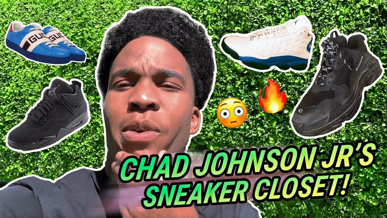 "They're Gonna Be Worth A MILLION!” Chad Johnson Jr Shows Off CRAZY SHOES! Ochocinco Got Him GUCCI!?