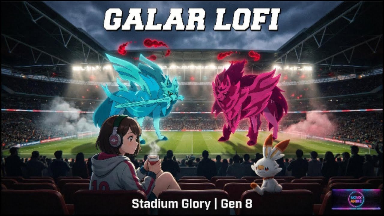 🎵 Galar Glory Pokemon Lofi | Gen 8 Journey | Dynamax & Stadium Battles ⚔️🛡️