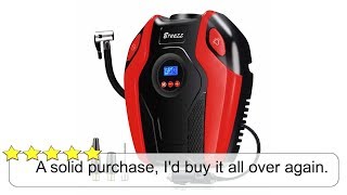 Breezz Tire Inflator, Air Compressor Pump, 12V Dc Portable Auto Tire Pump With Digital Display