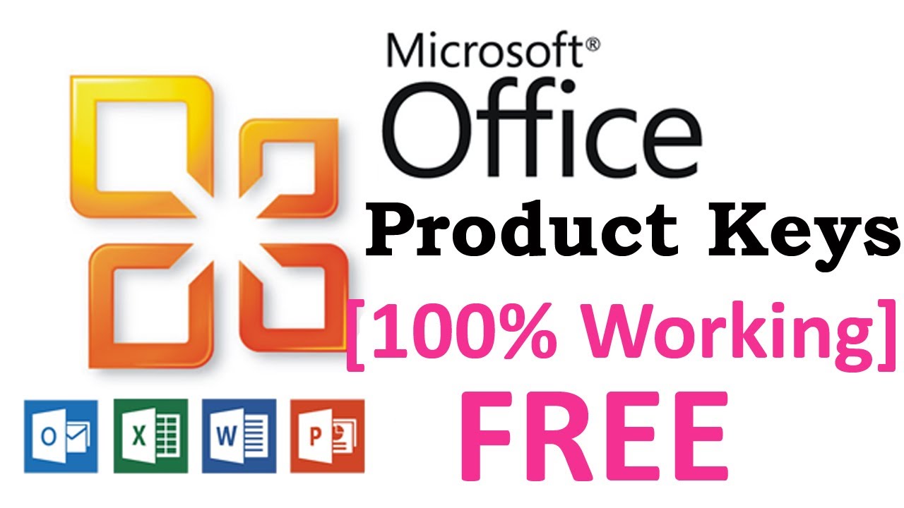 Microsoft Office 2016/2013/2010 Product Key Free [100 Working