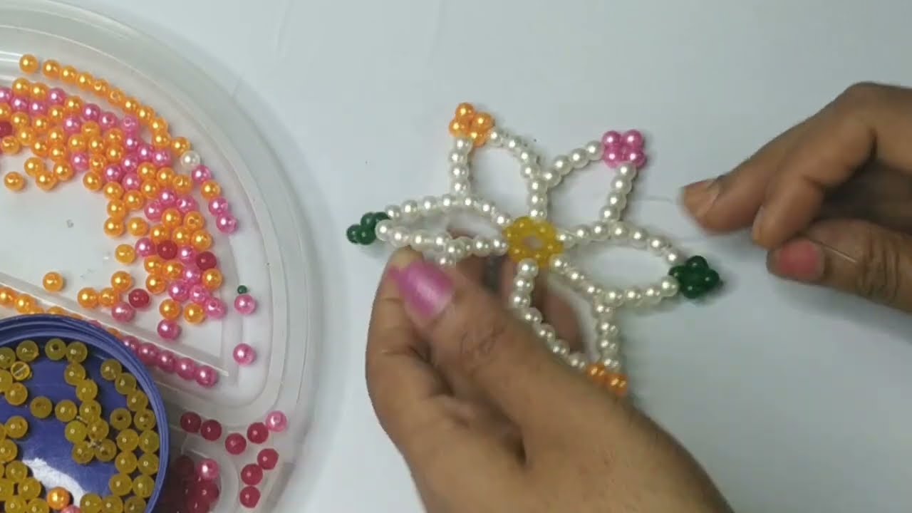 Beaded Flower Beaded Mahirap Design||DIY